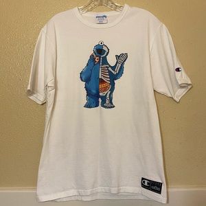 Champion Cookie Monster t shirt